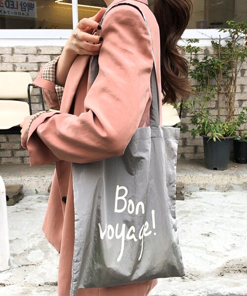 DHOLIC（ディーホリック）の「Bon voyage!バッグ（トートバッグ・レディース・ブラック/グレー/グリーン/イエロー・FREE）」の2枚目の写真