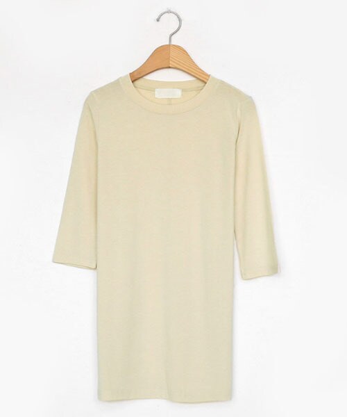 DHOLIC(ディーホリック)の「7分丈スリーブTシャツ(Tシャツ/カットソー・レディース・ホワイト/オレンジ/ブラウン/ベージュ/ブラック/グリーン/その他・FREE)」の7枚目の写真