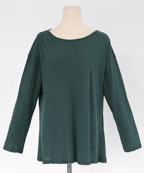 DHOLIC（ディーホリック）の「バックストラップコットンTシャツ（Tシャツ/カットソー・レディース・ブラック/ホワイト/グリーン/ピンク・FREE）」の3枚目の写真