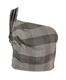 AULA | AULA ONE SHOULDER CHECK BUSTIER(その他トップス)