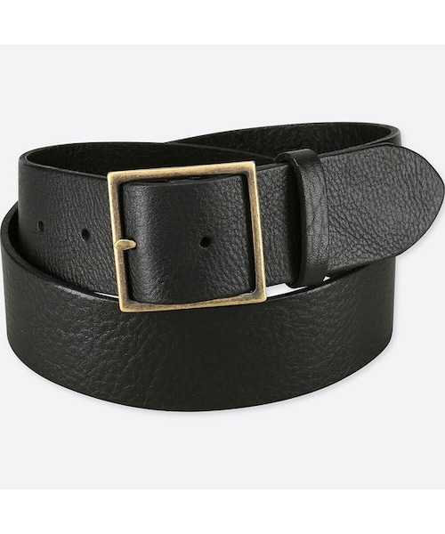 UNIQLO（ユニクロ）の「ヴィンテージワイドベルト（ベルト・レディース・BROWN 34/BLACK 09・L/M）」の2枚目の写真