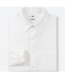 UNIQLO | ファインクロススーパーノンアイロンスリムフィットシャツ（レギュラーカラー・長袖）(シャツ/ブラウス)