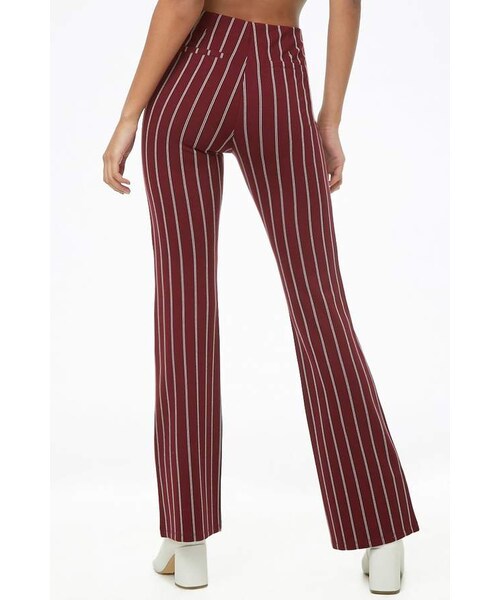 FOREVER 21（フォーエバー トゥエンティーワン）の「Forever 21 Striped Flare Pants（その他パンツ・レディース・Red・X-small/Small/Medium/Large）」の3枚目の写真