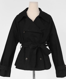 DHOLIC | ダブルボタンショートジャケット(ミリタリージャケット)