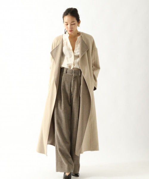 Chaos（カオス）の「ダブルフェイスロングコート（）」 - WEAR