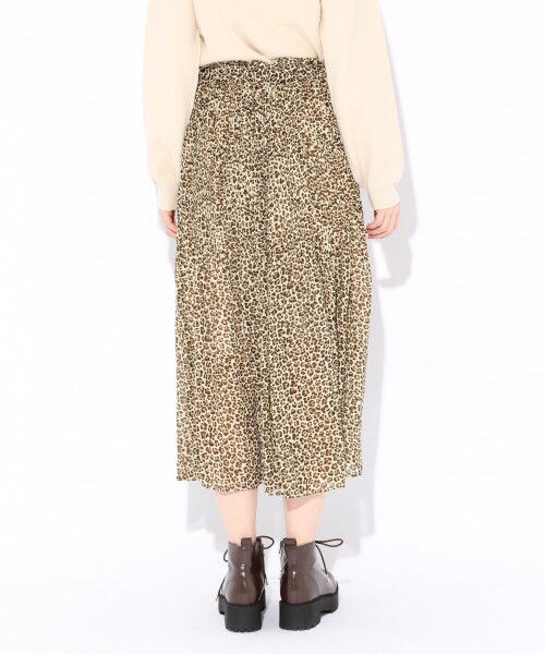 Heather（ヘザー）の「アソートガラ／ロングスカート（スカート・レオパード/ハナガラ）」の6枚目の写真