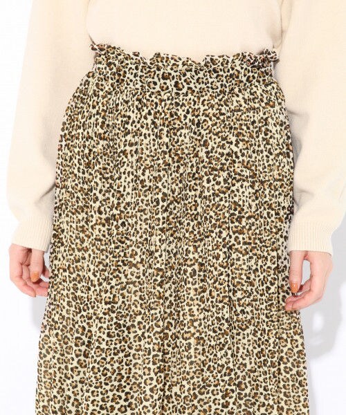 Heather（ヘザー）の「アソートガラ／ロングスカート（スカート・レオパード/ハナガラ）」の7枚目の写真