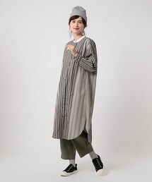 studio CLIP | 切替ストライプワンピース(ワンピース/ドレス)