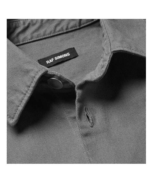 RAF SIMONS（ラフシモンズ）の「Raf Simons Oversized Printed Denim Shirt Jacket（ジャケット/アウター・メンズ・Gray・S/M/L/XL）」の3枚目の写真