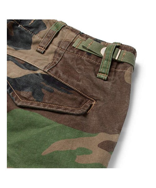 POLO RALPH LAUREN(ポロ ラルフ ローレン)の「Polo Ralph Lauren Slim-Fit Camouflage-Print Cotton-Twill Cargo Trousers(その他パンツ・メンズ・Green・34/36/38/32/33/30/31)」の5枚目の写真