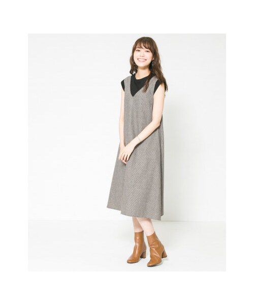 4749❃KBF アーバンリサーチ❃ノースリーブワンピース/ロング/インド製