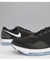 Nike スニーカー UK 9 黒 NIKE（ナイキ）の「NIKE ナイキ ランニングシューズ 黒