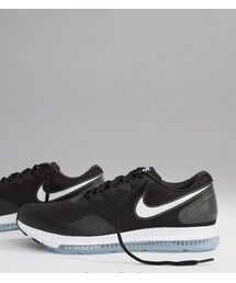 Nike スニーカー UK 9 黒 NIKE（ナイキ）の「NIKE ナイキ ランニングシューズ 黒