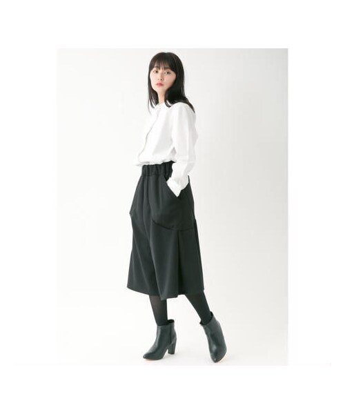 STORES.jp(ストアーズドットジェーピー)の「-niitu- / うちわパンツ / BLACK(その他パンツ・その他)」の2枚目の写真