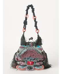 JAMIN PUECCI がま口ビーズバッグ AMOUR Jamin Puech（ジャマンピュエッシュ）の「がま口ビーズ刺繍バッグ