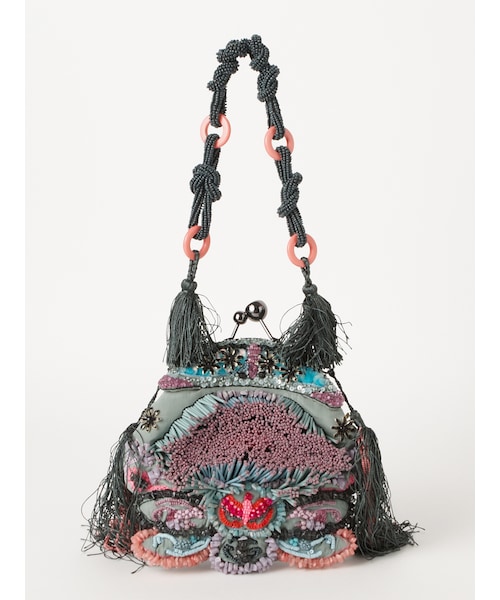 Jamin Puech（ジャマンピュエッシュ）の「がま口ビーズ刺繍バッグ