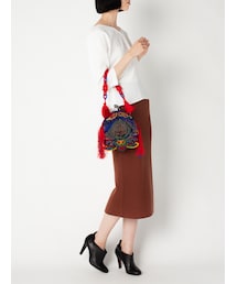 Jamin Puech（ジャマンピュエッシュ）の「がま口ビーズ刺繍バッグ