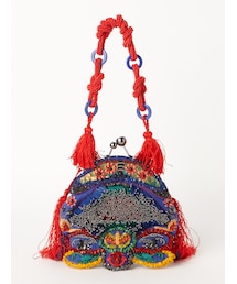 JAMIN PUECCI がま口ビーズバッグ AMOUR Jamin Puech（ジャマンピュエッシュ）の「がま口ビーズ刺繍バッグ