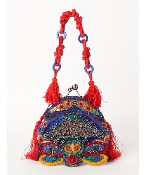 Jamin Puech（ジャマンピュエッシュ）の「がま口ビーズ刺繍バッグ