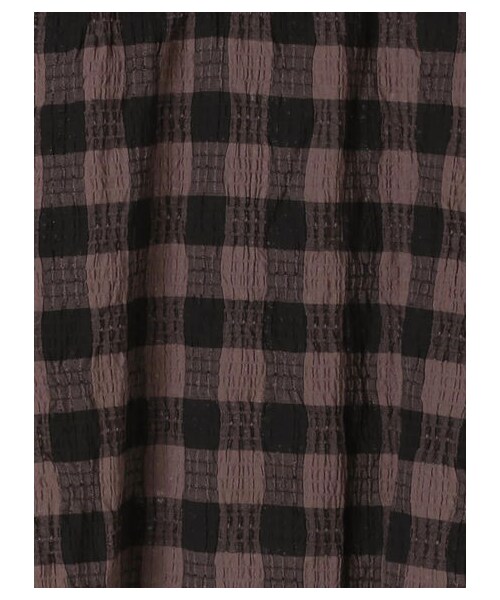 Samansa Mos2（サマンサ モスモス）の「シャーリングスモックブラウス（トップス・ブラック/レッド/カーキ・F）」の7枚目の写真