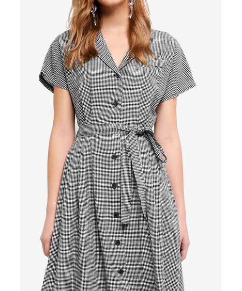 mango gingham check dress