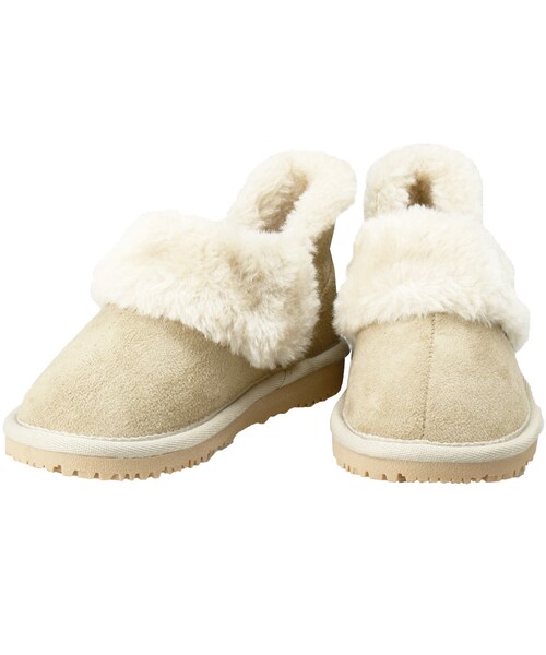 Branshes ブランシェス の 折り返しフェイクムートンブーツ ブーツ Wear