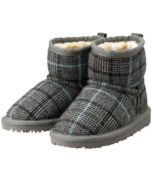 BRANSHES（ブランシェス）の「フェイクムートンブーツ（ブーツ・キッズ・エンジ/キャメル/グレー/ブラック・13cm～21cm）」の3枚目の写真