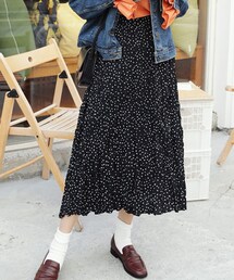 DHOLIC | リンクルドットスカート(スカート)