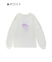 Bobon21 | 袖レースガーリービッグスウェット-全３色-(スウェット)