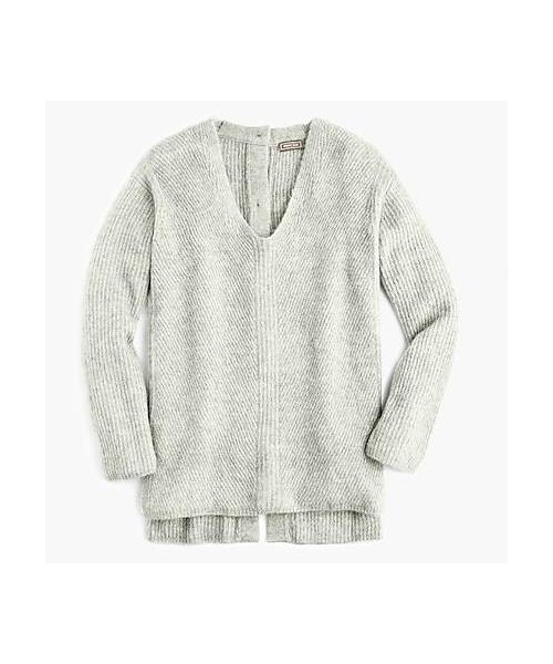 point sur button back sweater