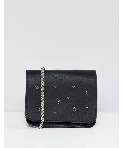 Luna Charles Nova Star Studded Handbag | Pink & Gold | Vegan Leather
