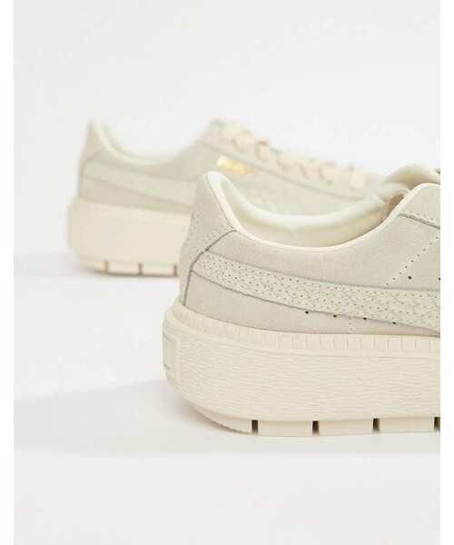puma suede platform trace animal wmns