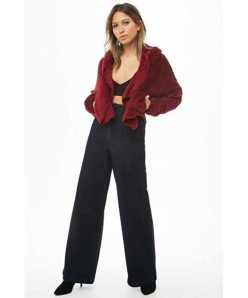 FOREVER 21(フォーエバー トゥエンティーワン)の「Forever 21 Faux Fur Jacket(ジャケット/アウター・レディース・Beige/White/Red・Large/Small/Medium)」の8枚目の写真