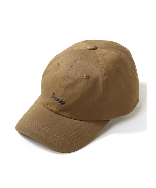 GRL（グレイル）の「Dreamingロゴ刺繍キャップ（キャップ・レディース・ベージュ/カーキ・F）」の2枚目の写真