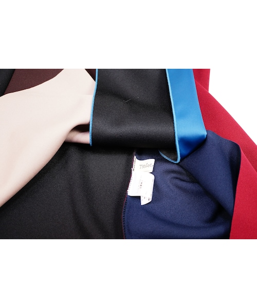 TEVALT（ヴァレット）の「Titilate Valet 配色 ボンディング イレギュラーヘムスカート〔67842-03〕（スカート・レディース・その他）」の5枚目の写真