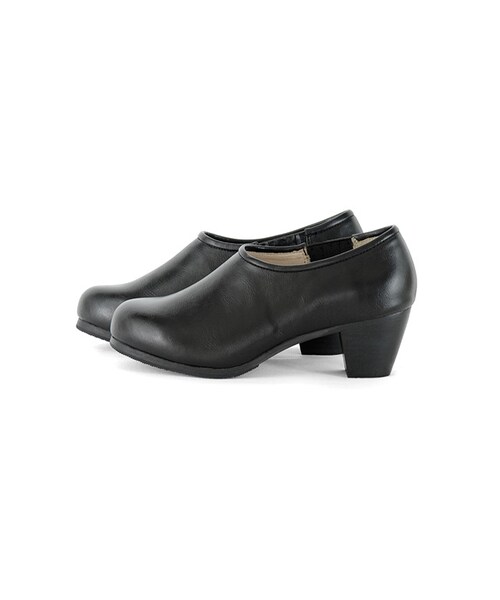 Ne-net(ネネット)の「ネ・ネット / ヒールパン / パンプス(シューズ・dark brown 01○02○03○/black 01○02○03○・サイズ,cm,幅,高さ,ヒール,01,22.5,7.8,6.3,5.5,02,23.5,8,6.5,5.5,03,24.5,8.3,6.5,5.5,)」の2枚目の写真