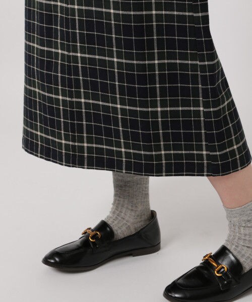 studio CLIP（スタディオクリップ）の「タータンチェックAラインスカート（スカート・レッド/イエロー/ブラックウォッチ）」の10枚目の写真
