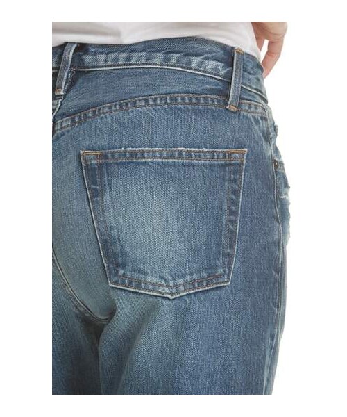 Frame（フレーム）の「FRAME Le Original Ripped High Waist Crop Jeans（デニムパンツ・レディース・Blue・23/25/24/31/28/26/32/29/27/33/30）」の2枚目の写真