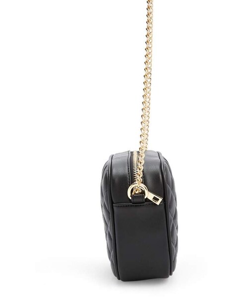 FOREVER 21（フォーエバー トゥエンティーワン）の「Forever 21 Quilted Crossbody Bag（ショルダーバッグ・レディース・Black・One Size）」の2枚目の写真