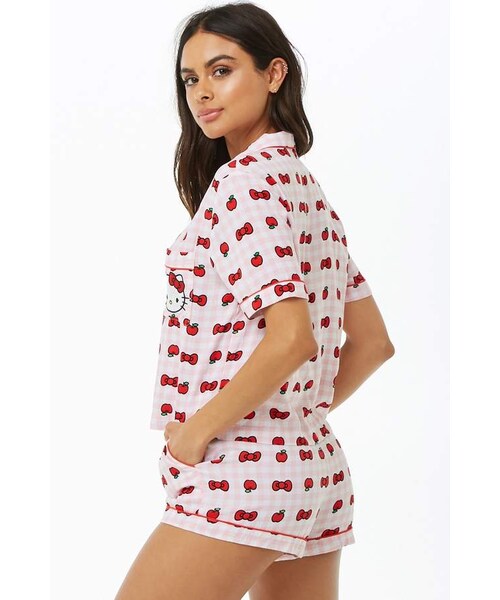 FOREVER 21（フォーエバー トゥエンティーワン）の「Forever 21 Hello Kitty Apple & Bow Print