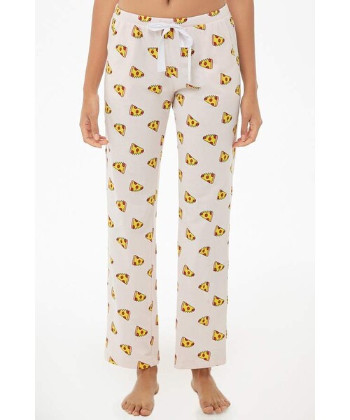 FOREVER 21(フォーエバー トゥエンティーワン)の「Forever 21 Pizza Graphic PJ Set(ルームウェア/パジャマ・レディース・White・X-small/Small/Medium)」の5枚目の写真