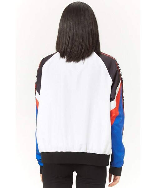 FOREVER 21(フォーエバー トゥエンティーワン)の「Forever 21 Tokyo Graphic Windbreaker(ジャケット/アウター・レディース・Red・Small/Medium/Large)」の3枚目の写真