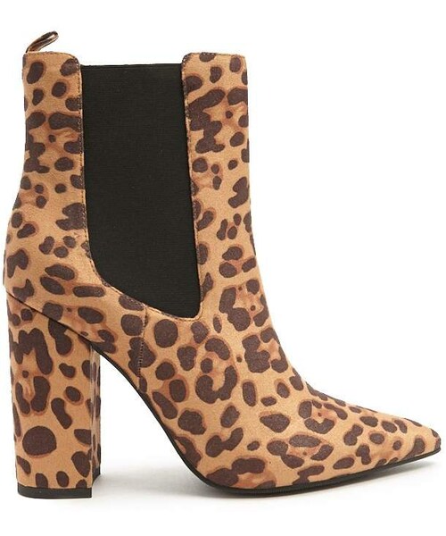 Forever 21 Leopard Print Ankle Boots - WEAR
