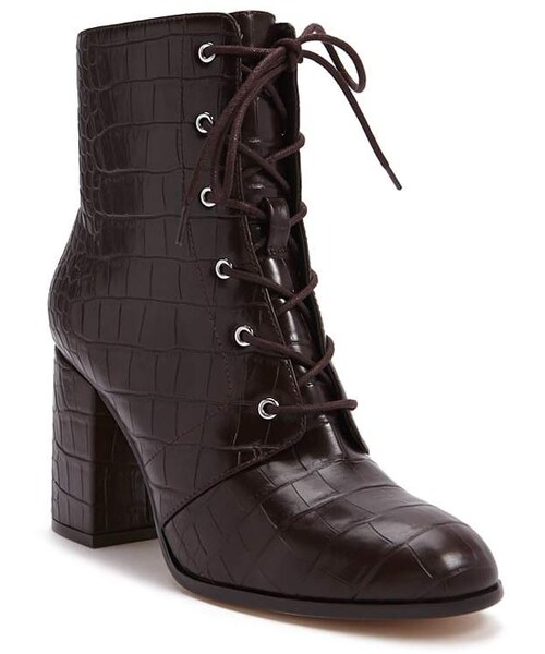 FOREVER 21（フォーエバー トゥエンティーワン）の「Forever 21 Faux Croc Leather Booties（ブーツ・レディース・Blue/Brown・8/9/10/6/7/7.5）」の3枚目の写真