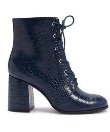 FOREVER 21 | Forever 21 Faux Croc Leather Booties(ブーツ)
