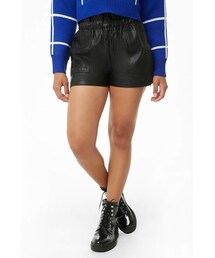 FOREVER 21 | Forever 21 Faux Leather Paperbag Shorts(その他パンツ)