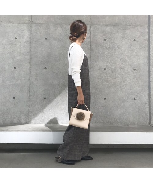 copine(コピン)の「大人カジュアル!カットワッフルクルーネックロンT(3color)【クリックポスト対象商品】(Tシャツ/カットソー・レディース・その他)」の6枚目の写真
