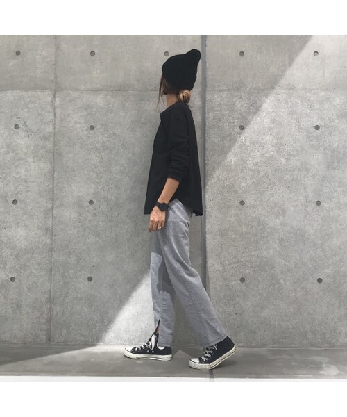 copine(コピン)の「大人カジュアル!カットワッフルクルーネックロンT(3color)【クリックポスト対象商品】(Tシャツ/カットソー・レディース・その他)」の11枚目の写真