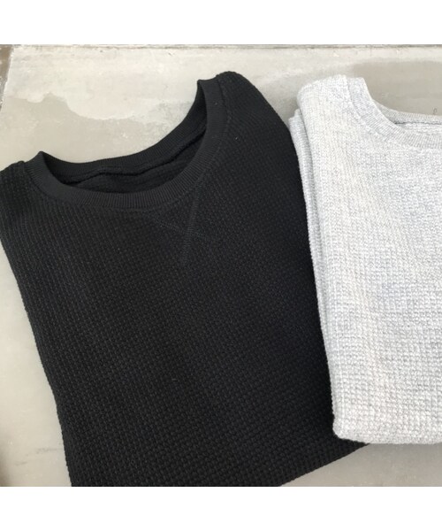 copine(コピン)の「大人カジュアル!カットワッフルクルーネックロンT(3color)【クリックポスト対象商品】(Tシャツ/カットソー・レディース・その他)」の14枚目の写真