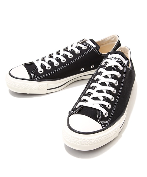 CONVERSE（コンバース）の「CANVAS ALL STAR J OX -ブラック-（スニーカー・メンズ・ブラック・26.5cm/27cm）」の2枚目の写真